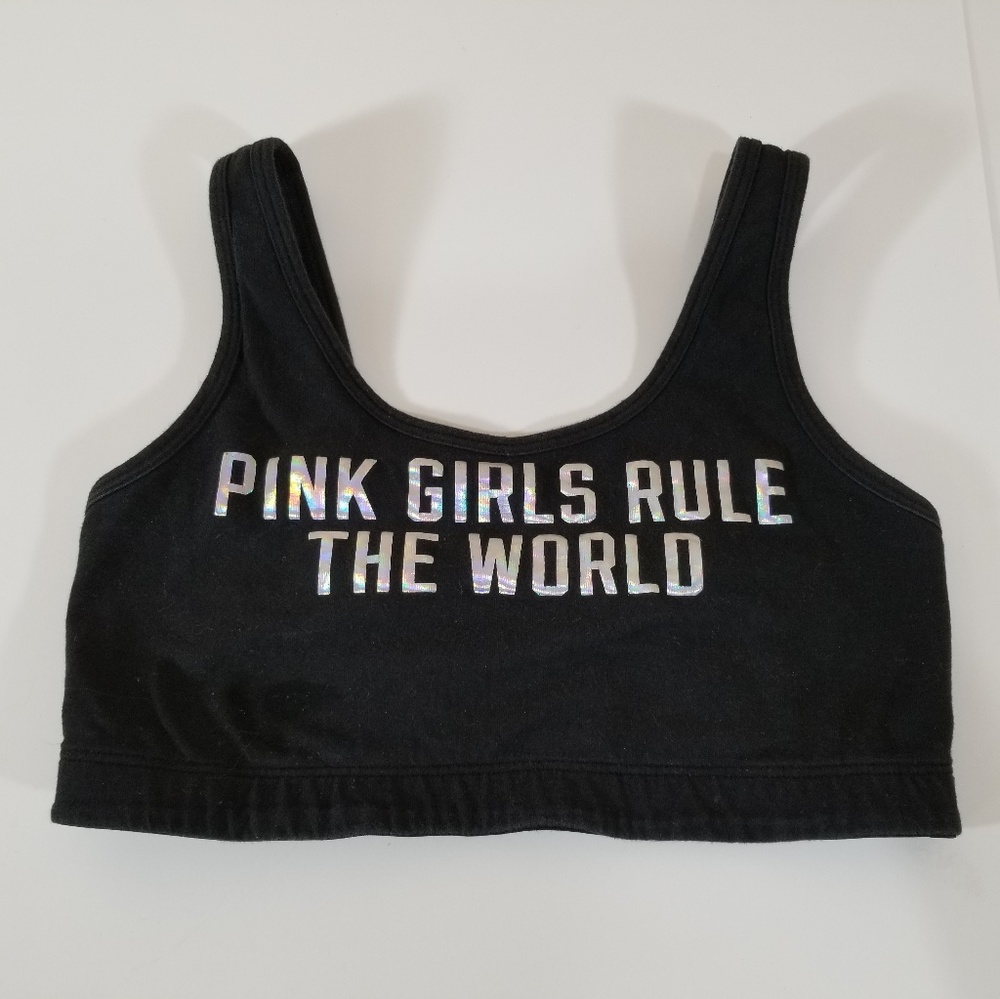 🦋Victoria's Secret Crop Sports Bra Size Small